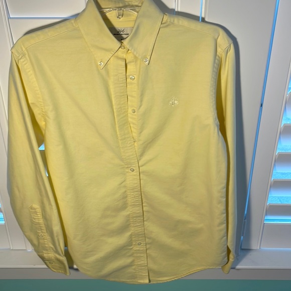 Brooks Brothers Tops - 346 Brooks Brothers women yellow button up dress shirt size 4